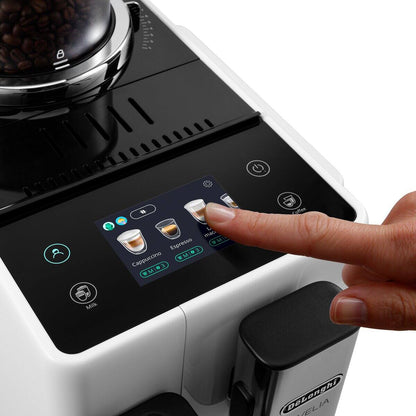 De'Longhi Rivelia — super-automatic espresso machine with two bean hoppers