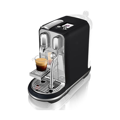 Nespresso Vertuo Creatista by Breville in Sea Salt, angled view