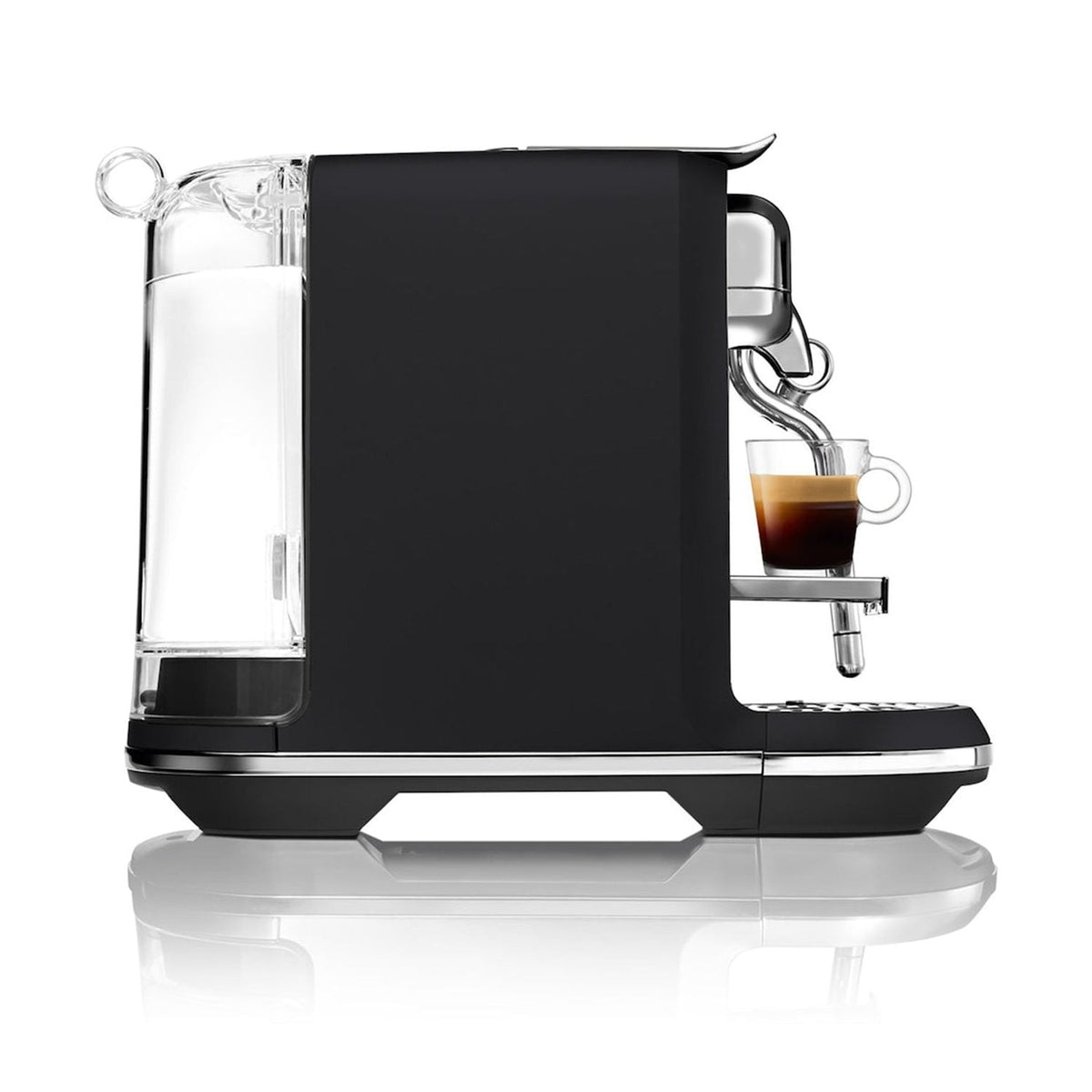 Nespresso Vertuo Creatista by Breville in Sea Salt, side view