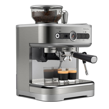 Philips Barista Brew — semi-automatic espresso machine with dual bean hoppers