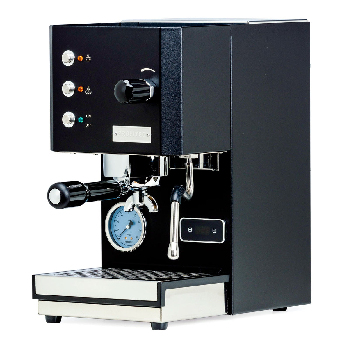 Profitec GO — single-boiler espresso machine with PID and shot timer